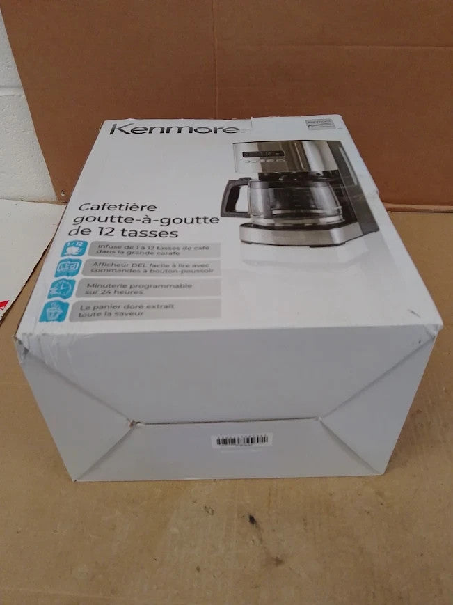 Kenmore Filter Coffee Machines 12 Cup Drip Coffee Makers 1.8L Glass Pot