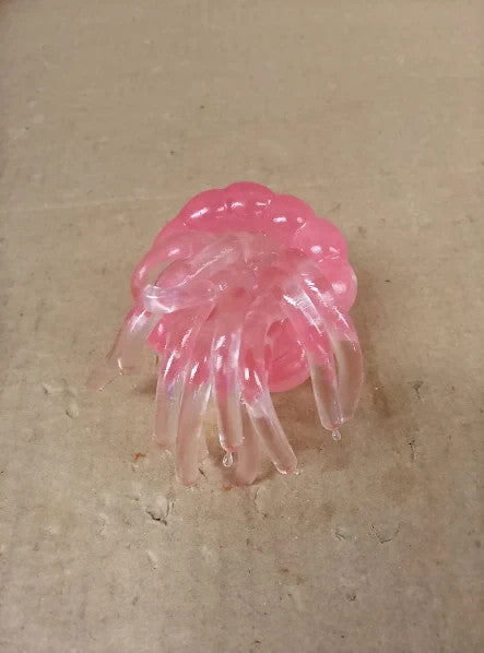 Glitter Jellyfish Squishy Toy Stress Relief Fidget Toy Kids Adults Soft