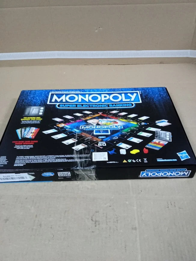 Monopoly Ultimate Rewards Family Board Game Cashless Electronic Banking 8+ New