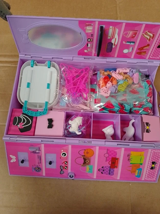 ZITA ELEMENT Doll Clothes Set Purple Wardrobe Accessories 11.5in Doll Design