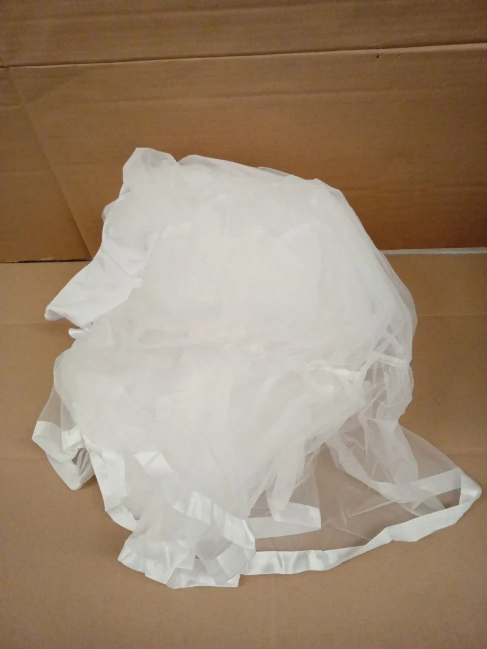 AYBUY 50s Petticoat Underskirt Retro A line Long Underskirt Ladies Womens White