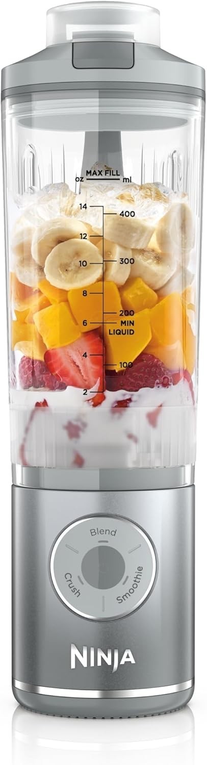 Ninja Blast Max Portable Blender 570ml Rechargeable Battery Cup 11.5x9x30cm New