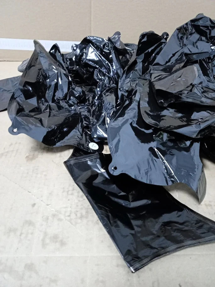 Black Balloons Birthday Decorations Happy Birthday Banner Reusable Foil New