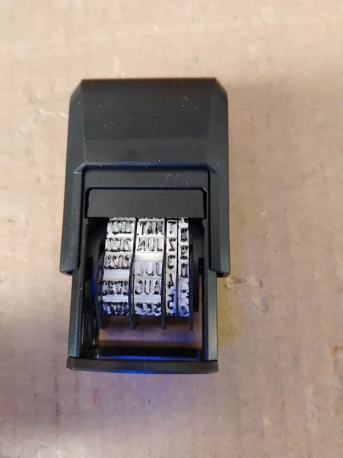 Trodat Printy 4810 Self Inking Date Stamp Adjustable Office Rubber Stamp Black