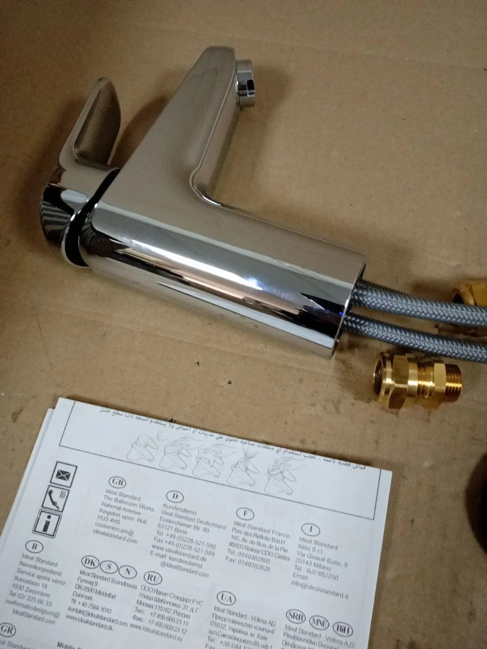 Ideal Standard Ceraflex Single Lever Bath Tap Filler B1959AA Chrome Mount New