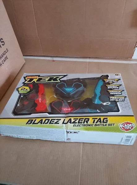 Bladez Toyz Laser Tag Game Kids 15m Range Sensor Armour 2 Player 8+ New