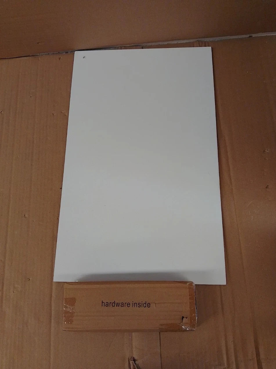 Home 60L Monks Bench Style Laundry Box White 58x55x35cm Self Assembly