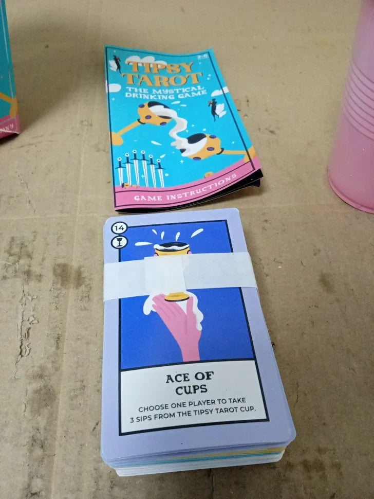 Gift Republic Tipsy Tarot Mystical Drinking Game Women Unveil Your Drunken New