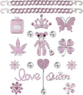 Bling Chain Decoration Charms Luxury Rhinestone Cute Diamond Bear Love New