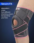 Abyon Knee Support Unisex Adjustable Non Slip Knee Brace Side 4XL/5XL New