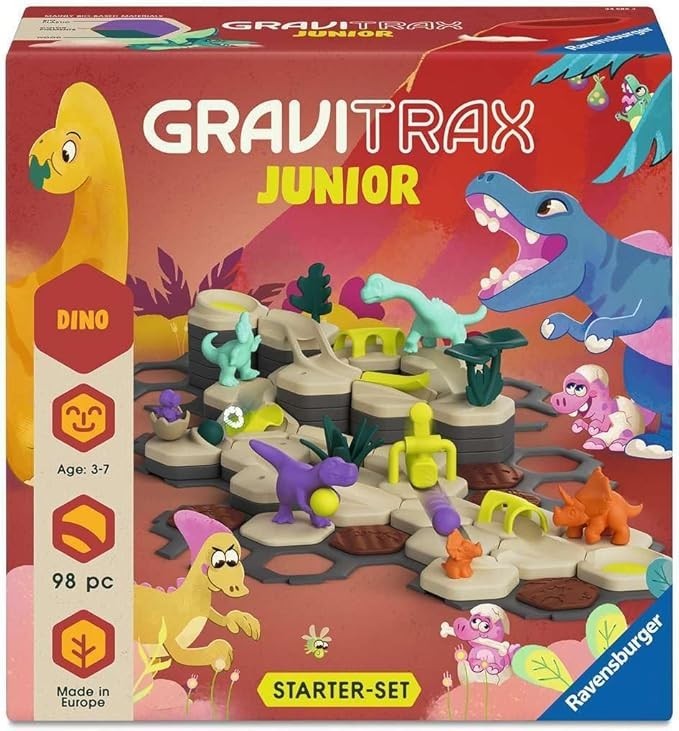 Ravensburger GraviTrax Junior Starter Set Dino Marble Run STEM 3+ New