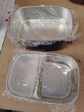 Eocolz Electric Lunch Box Food Heater 80-100W Food Warmer Dual Container 1.5