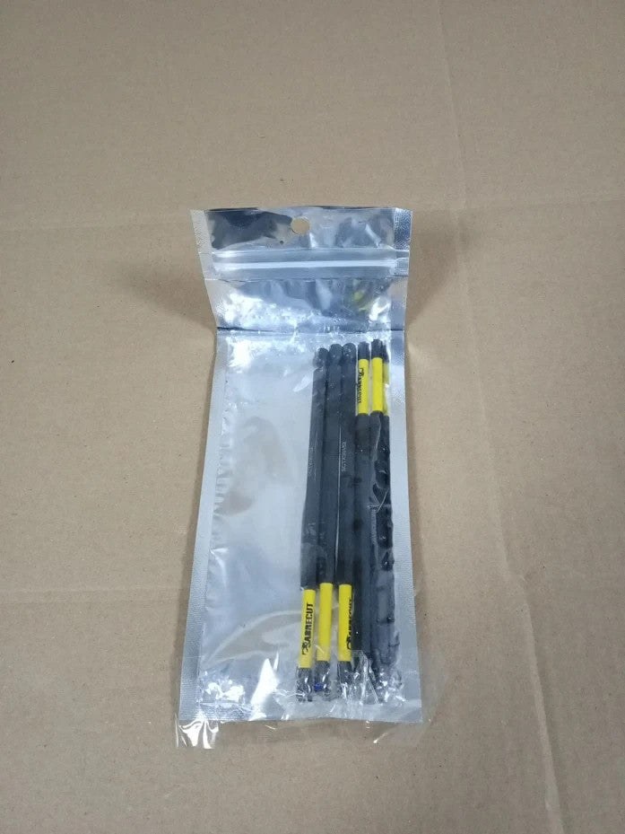 5 Pieces SabreCut 152mm T30 Torx Magnetic Impact Screwdriver Bits Heavy Duty