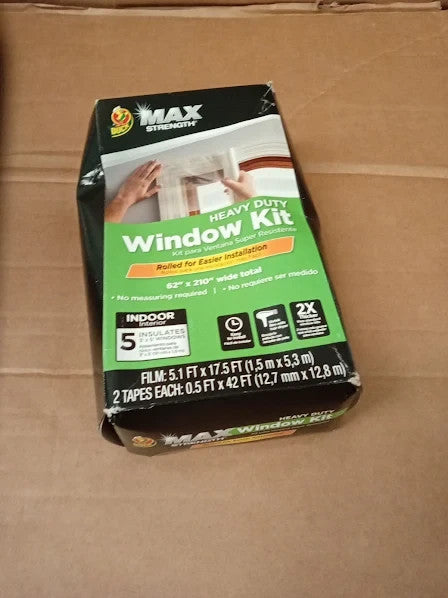 Duck Max Strength Seal Insulation Kit Winter Fits Up To 5 Windows 62x210in