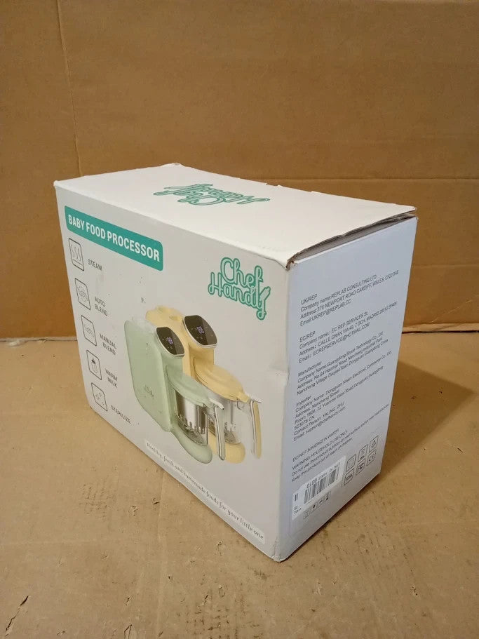 Chefhandy Baby Food Maker 5 In 1 Baby Food Processor Stainless Steel Steam New