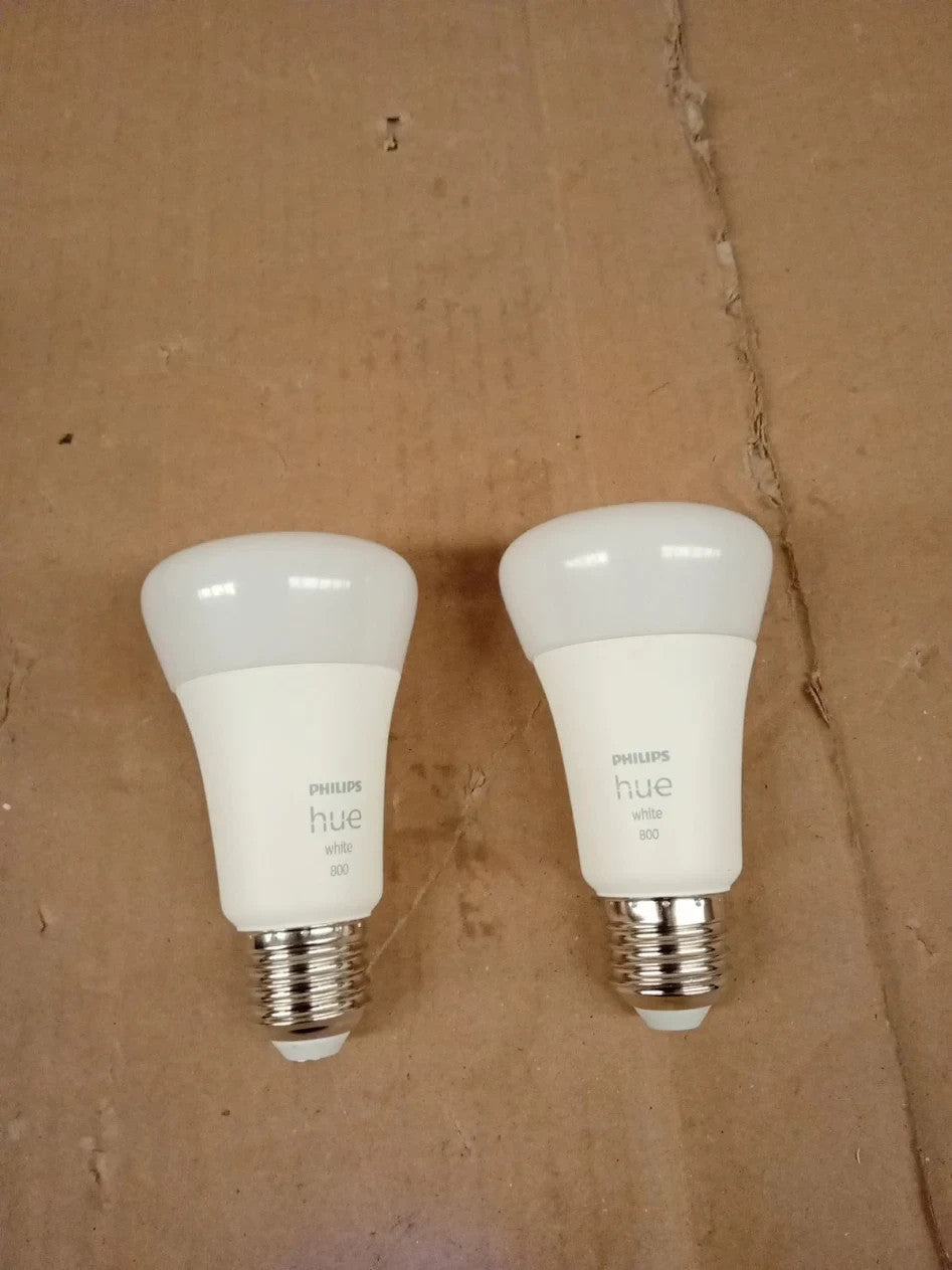 Philips Hue White Smart Light Bulb 60W 2 Pack Alexa Google Assistant Apple New