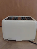 Breville Zen 4 Slice Toaster High Lift Wide Slots Cream Silver Chrome 1800W