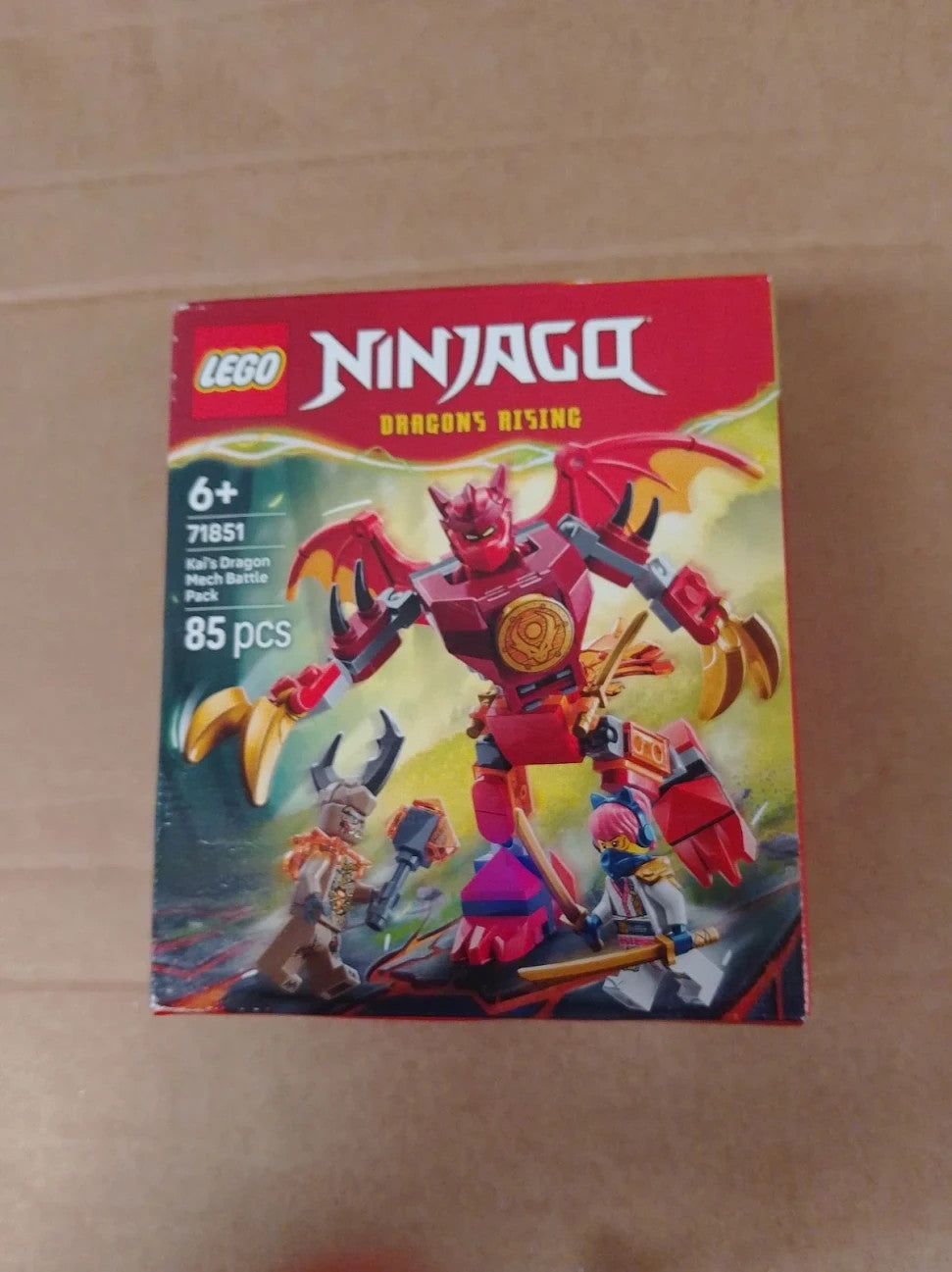 LEGO NINJAGO Kais Dragon Mech Battle Pack Action Figure 3 Minifigures Age 6+ New