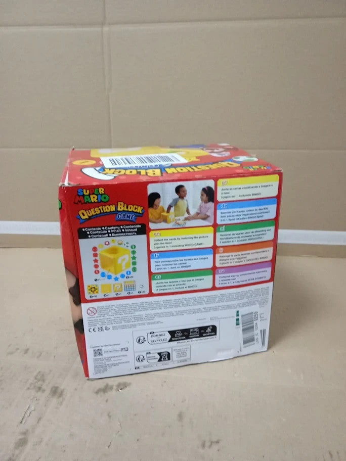 Super Mario Question Block Game Epoch Games Animals 2 To 6 Players 7556 New