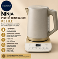Ninja Perfect Temperature Kettle 1.7L Control KT201UKSTGD Stainless Steel
