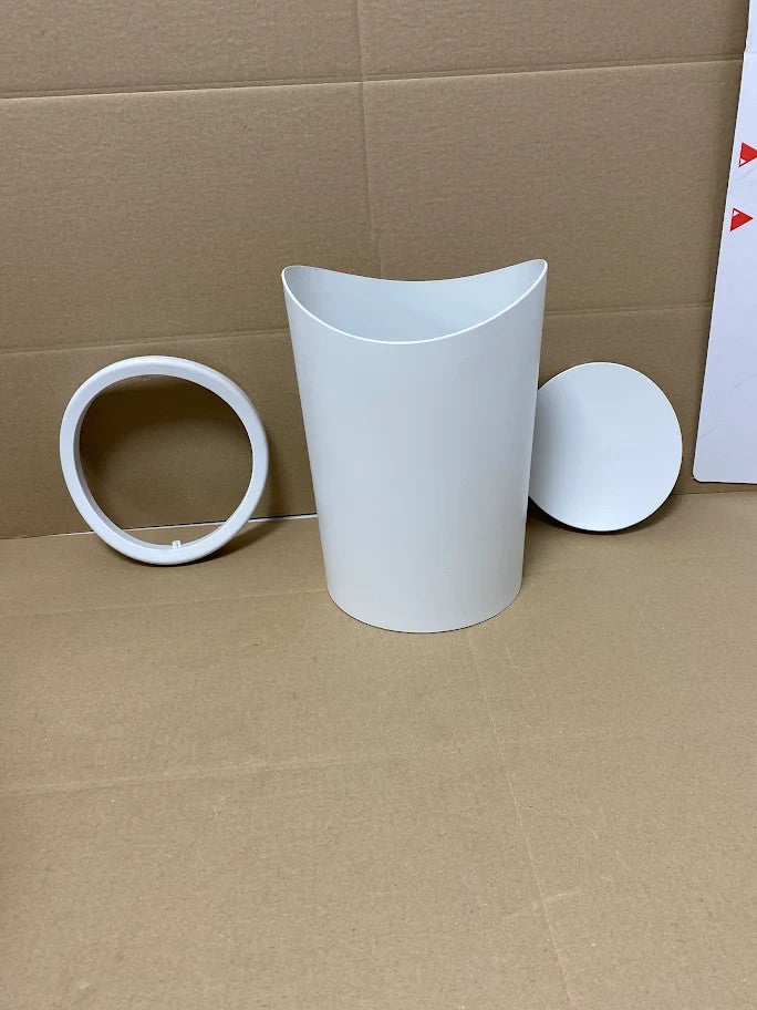 Tatay Bathroom Bin Swing Lid Compact Modern Design Durable Plastic 6L New