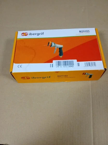 Ibergrif Hose Pipe Gun High Pressure Nozzle Heavy Duty 7.68x5.91x2.36in New