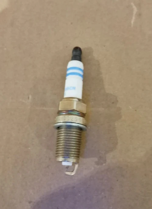 Bosch 0242240653 Double Iridium Spark Plug Gasoline Engine Heavy Duty Design
