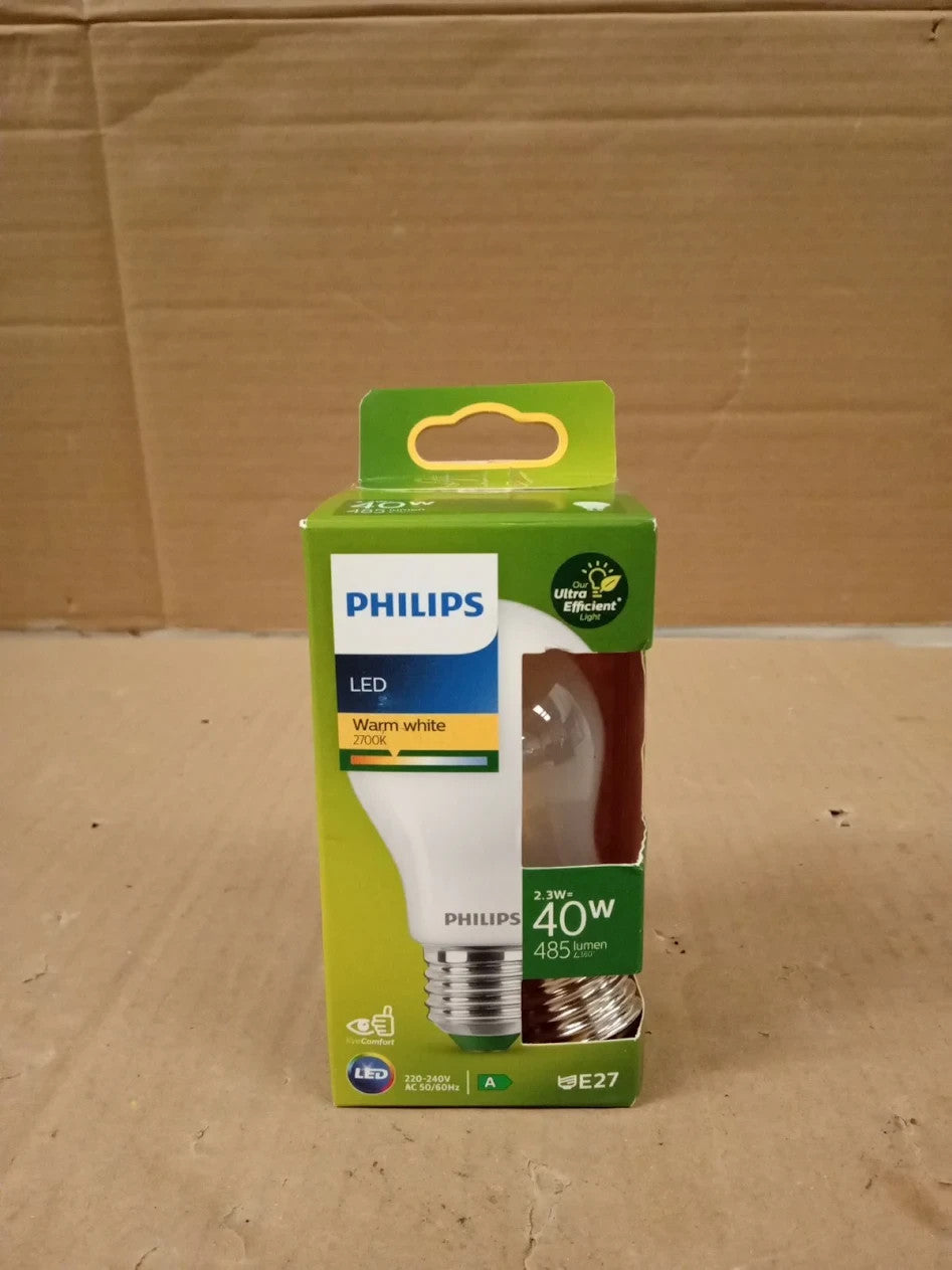 Philips Ultra Efficient Ultra energy Saving Lights E27 LED Light Source 40W New