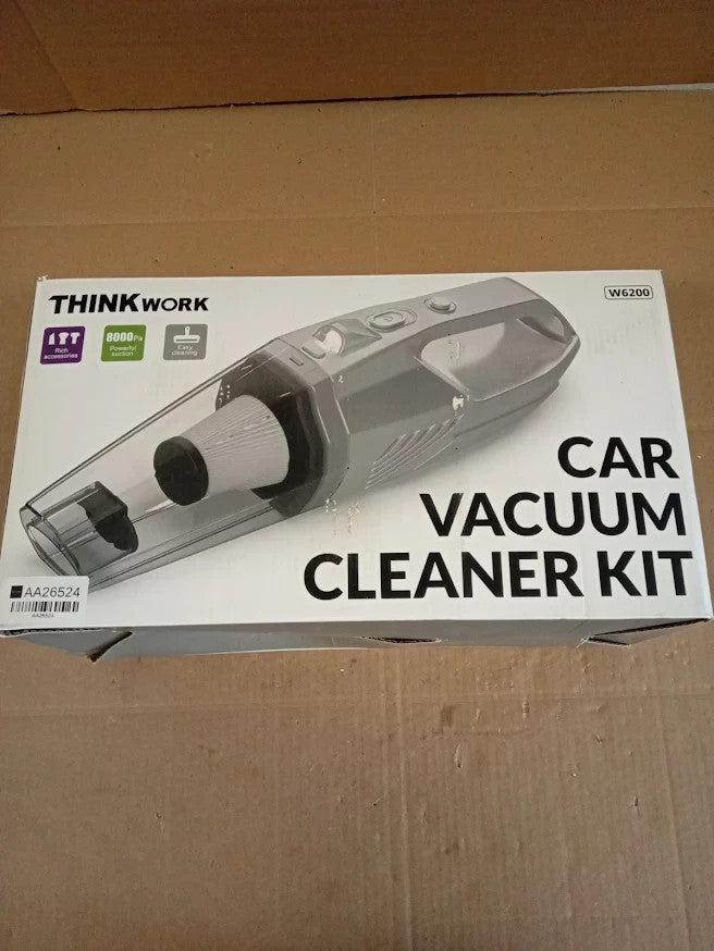THINKWORK Car Vacuum Cleaner Kit 8000PA Handheld Auto Detailing Brushes Tool New