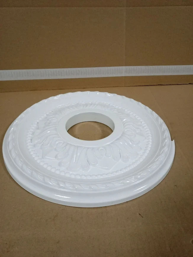 Ceiling Medallion Laundry Room Accessories Decorative PU French Round