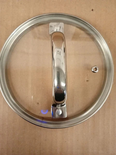 Homikit Saucepan Stainless Steel Tri Ply Base Milk Pan Glass Lid 14x14x10cm