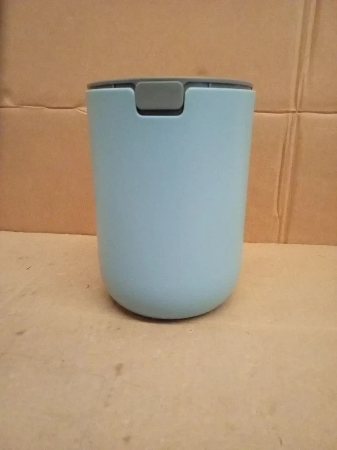 Eko Fandy Table Bin 1.5L Mini Desk Rubbish Bin With Swing Top Lid Blue New