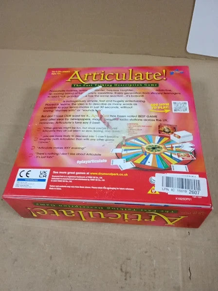 Drumond Park Articulate Family Board Game The Fast Talking Description New
