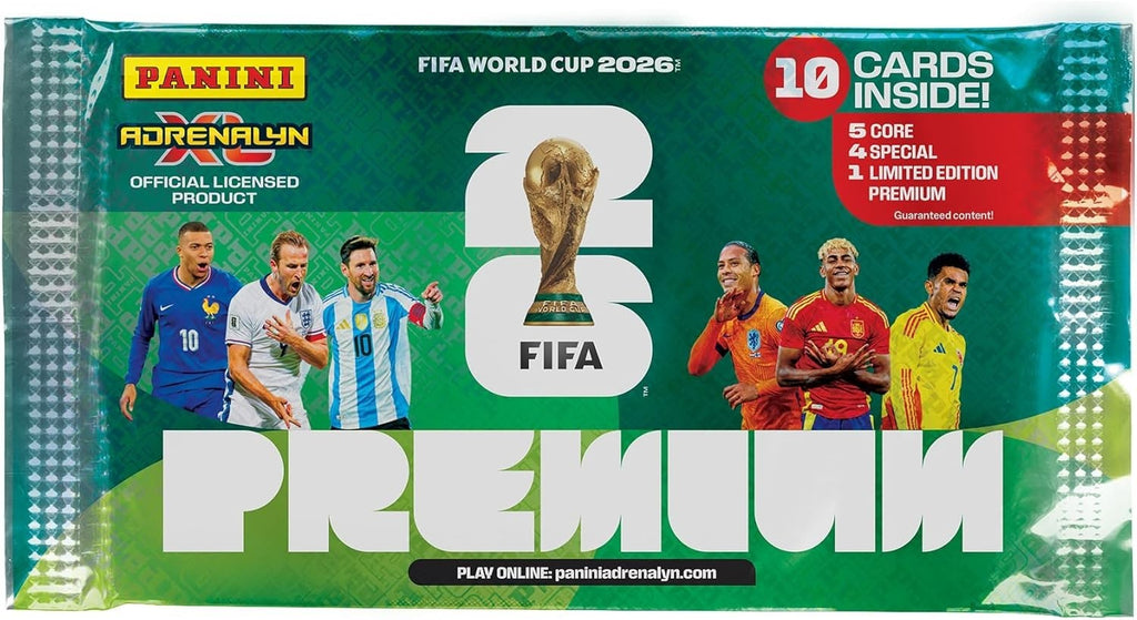 FIFA World Cup 2026 Adrenalyn XL Premium Trading Card Packs Quality Design New