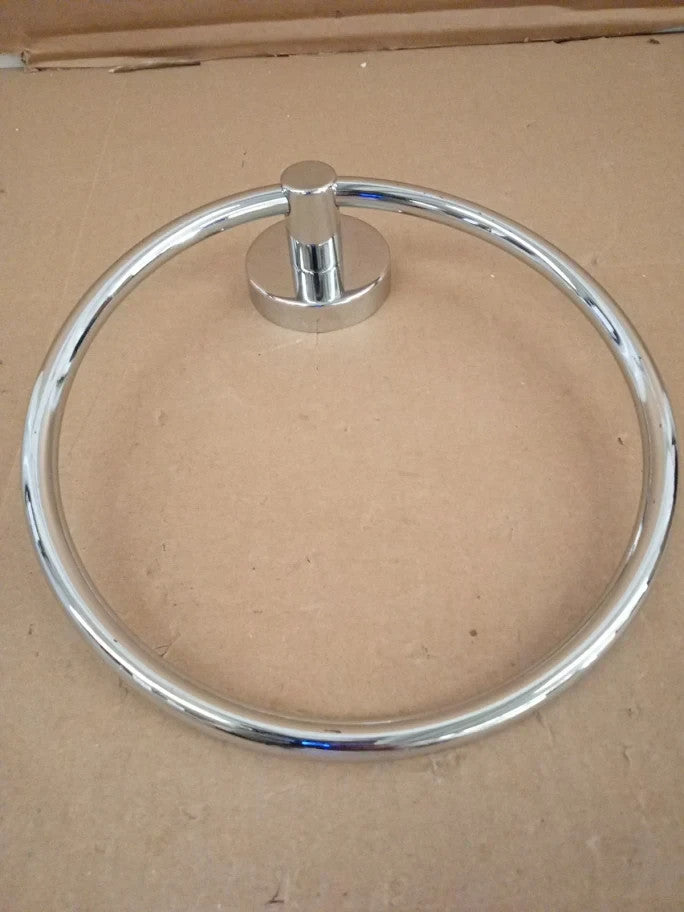 Habitat Wall Mounted Towel Ring 20x18x4.3cm Chrome New