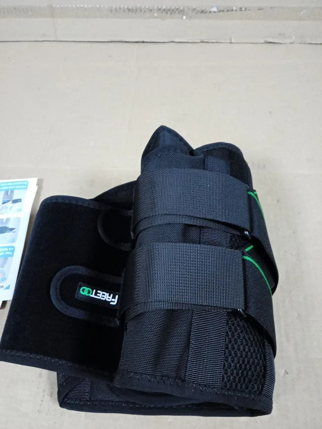 FreeTto Ergonomic Back Support Belt Unisex Lower Back Pain 7 Metal Small New