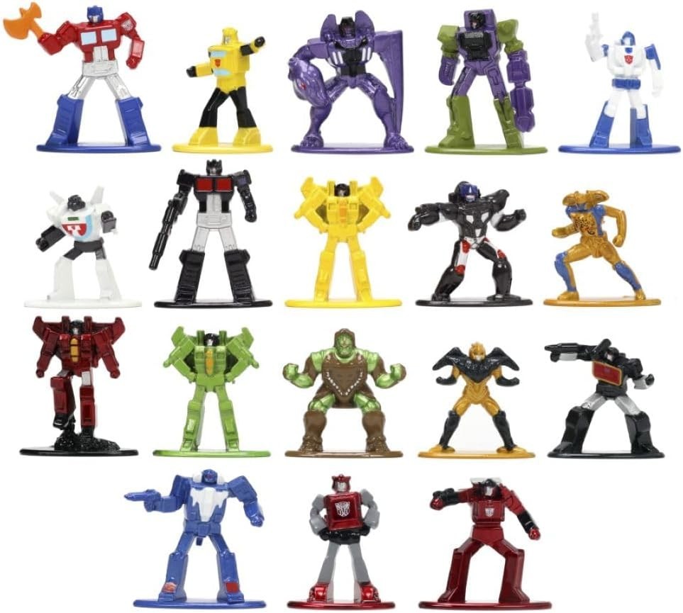 Jada Transformers TV 1.65in Nano Metal Figs  Exclusive 18 Pack Series 2 3+ New