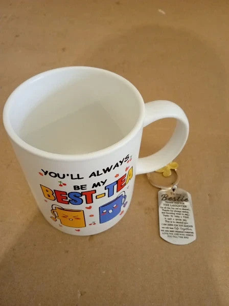 Azrra Friend 11 Oz Mug Keychain Best Friend Birthday Christmas Gifts Women New