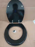 Argos Home Moulded Wood Toilet Seat Black Bathroom Replacement Seat Design