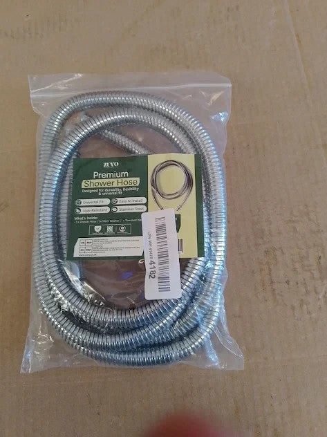 Zuvo 2m Extra Long Stainless Steel Shower Hose Heavy Duty High Pressure New