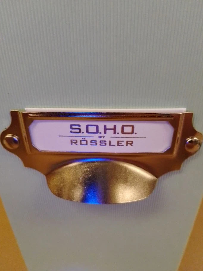 SOHO 1318452651 A4 Magazine Box Handle Mint Cardboard 26x26x31.5cm