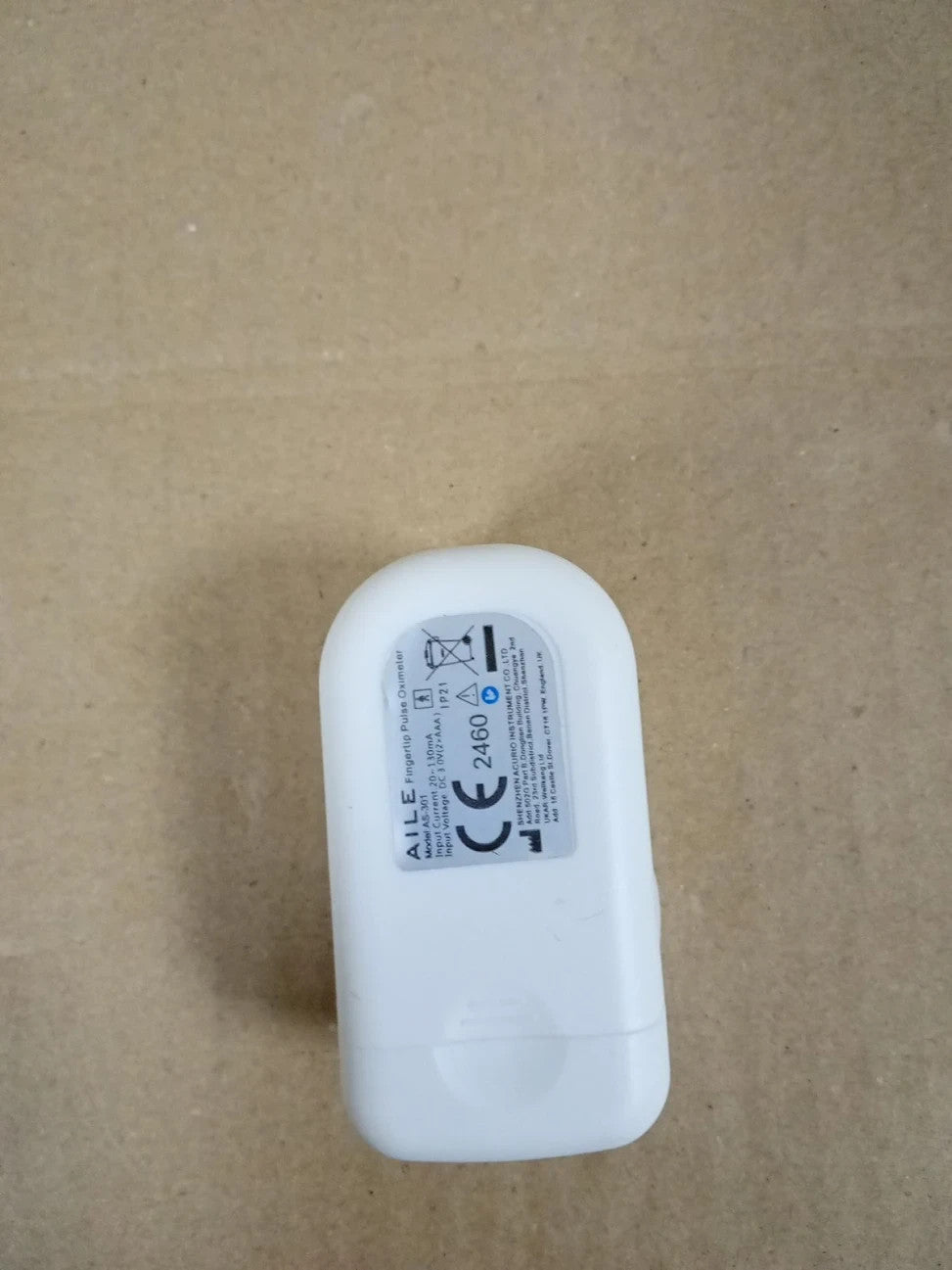AILE Pulse Oximeter Oxygen Meter Adults Accurate Fast Easy Larger Red Screen