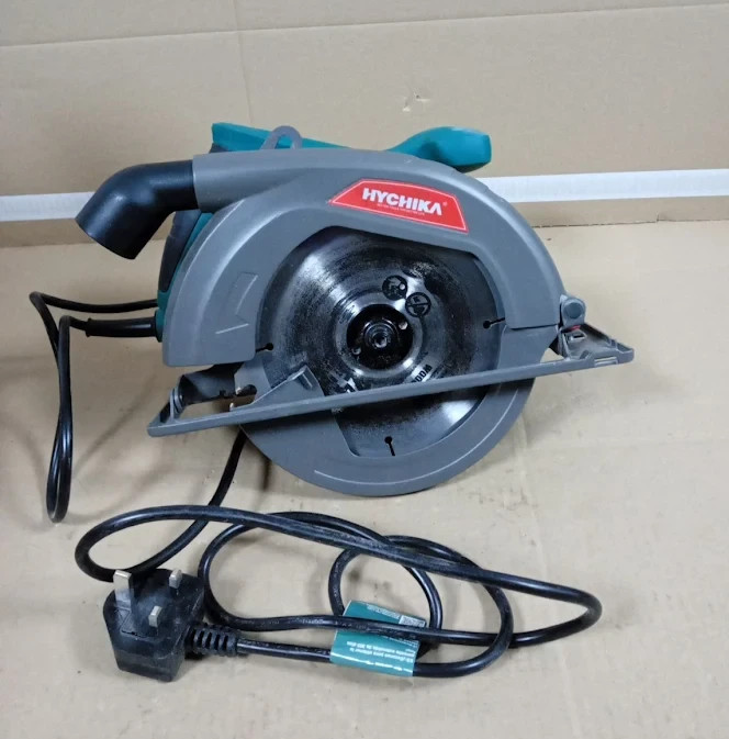 HYCHIKA 1300W Circular Saw 4500RPM 185mm 65mm Cut 90° 45° Wood Plastic