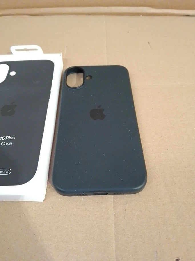 Apple iPhone 16 Plus Silicone Case MagSafe Water Resistant Black New