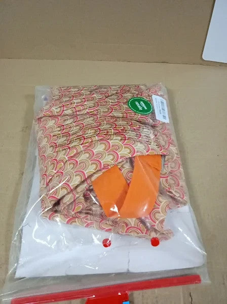 Smiffys Authentic 70s Chic Costume Orange Jumpsuit 1970s Disco Fancy New