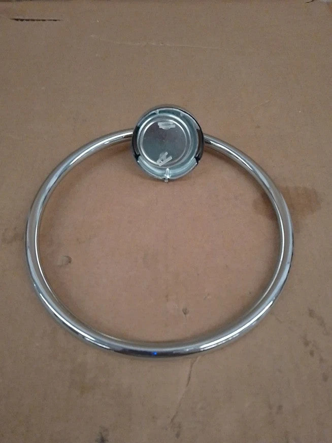 Habitat Wall Mounted Towel Ring Chrome Bathroom Holder Quality Durable New