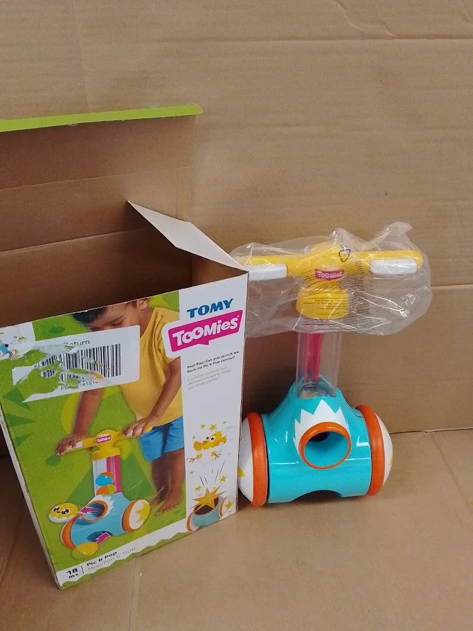 Toomies Pic Pop Push Along Baby Toy Ball Popper Ball Launcher Collector 1+ New