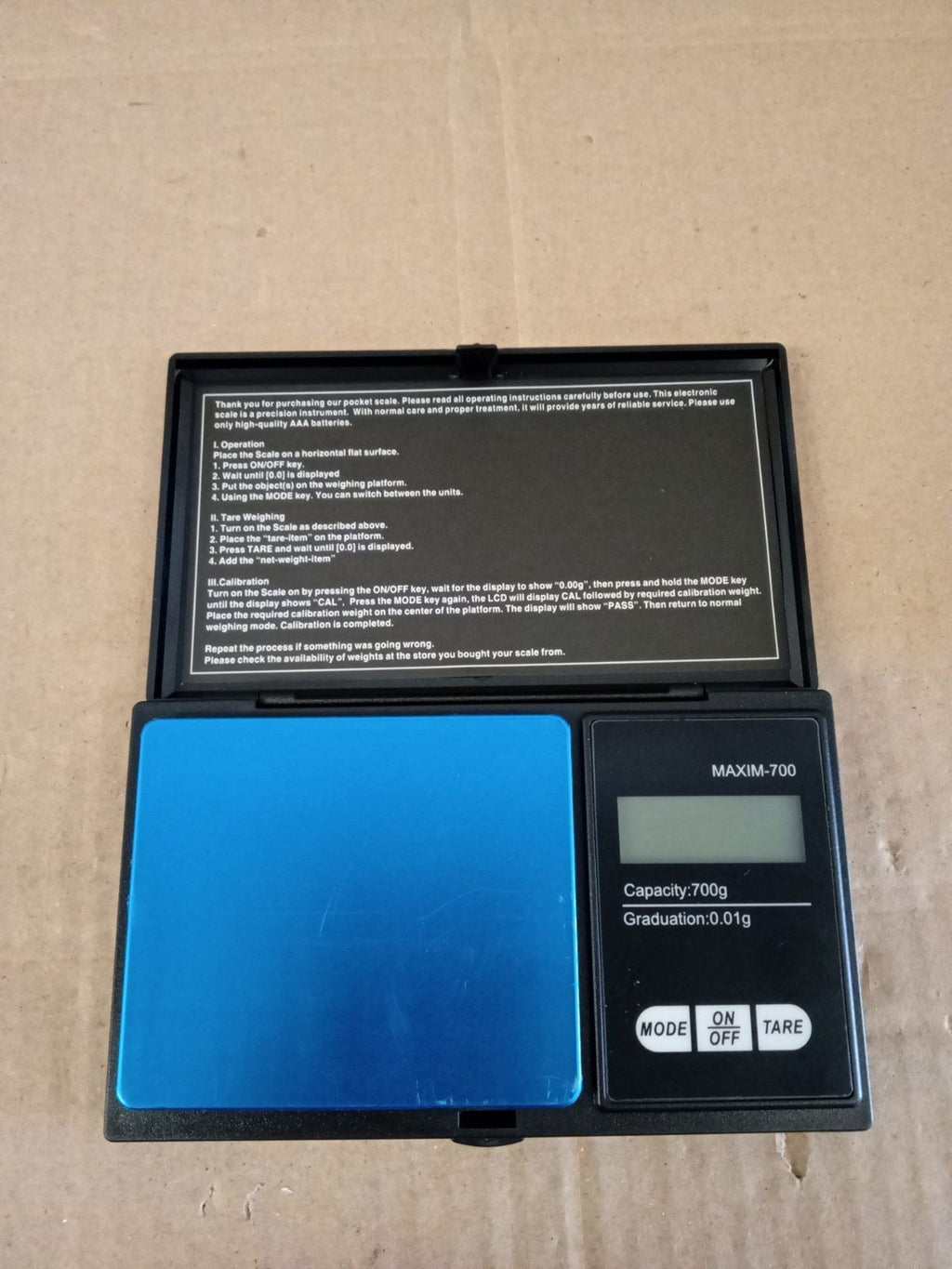 Vinabo 700g Digital Scales 0.01g Kitchen Mini Pocket Precision LCD Display New
