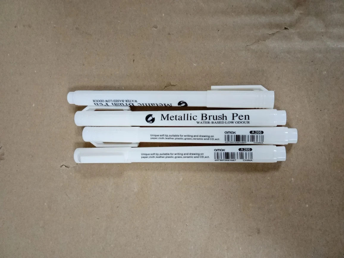 Liameph White Paint Pen 4pc Acrylic Pen Waterproof Quick Drying White New