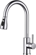 Forious Kitchen Tap Kitchen Mixer With Pull Out Sprayer Swivel Single New
